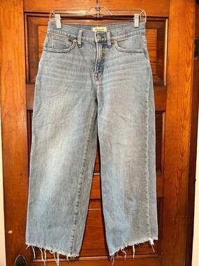 Madewell The Perfect Vintage Wide-Leg Crop Jean in Light Wash Size 27P